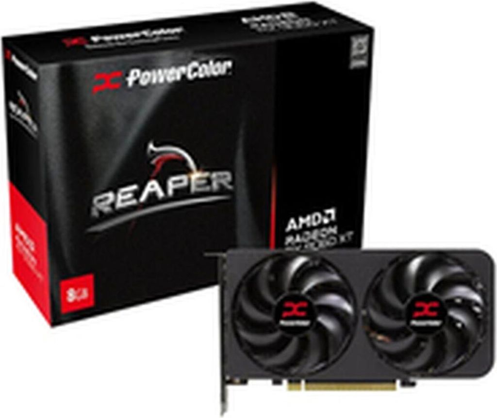 PowerColor Reaper Grafikkarte AMD Radeon RX 9060 XT 8GB GDDR6 128-bit PCI-E 5.0