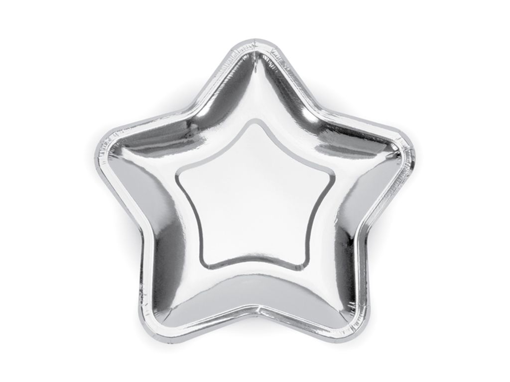 Sternteller, silber, 18 cm, 6-tlg. Produktbild 