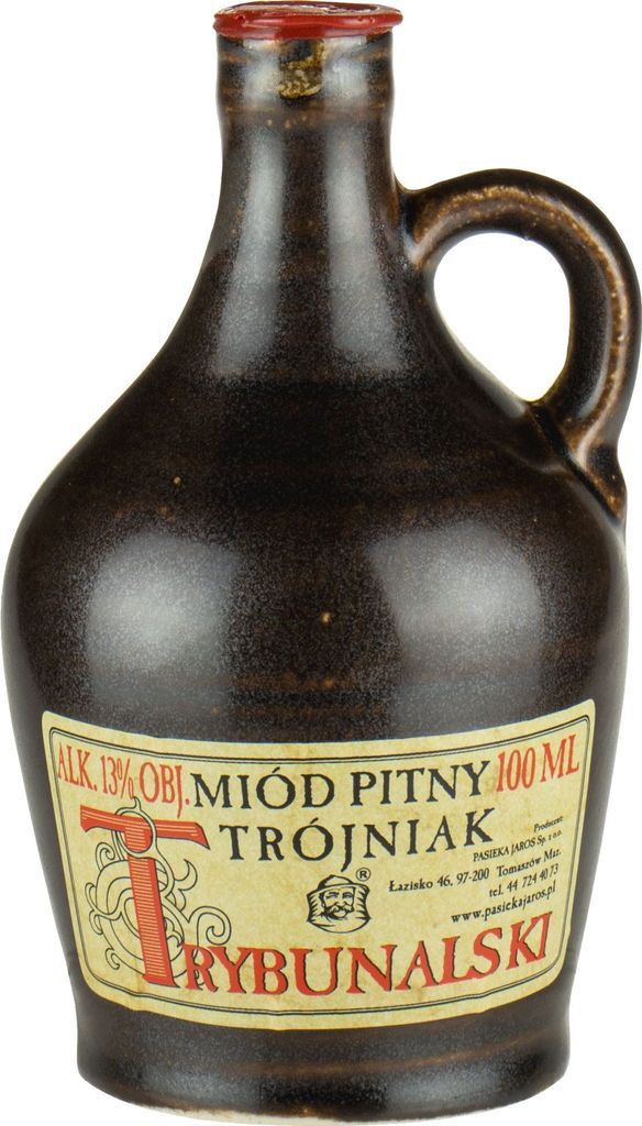 Trybunalski-Trojniak-Honig (Drittel) 0,1L im Steinzeuggefäß | Honigwein