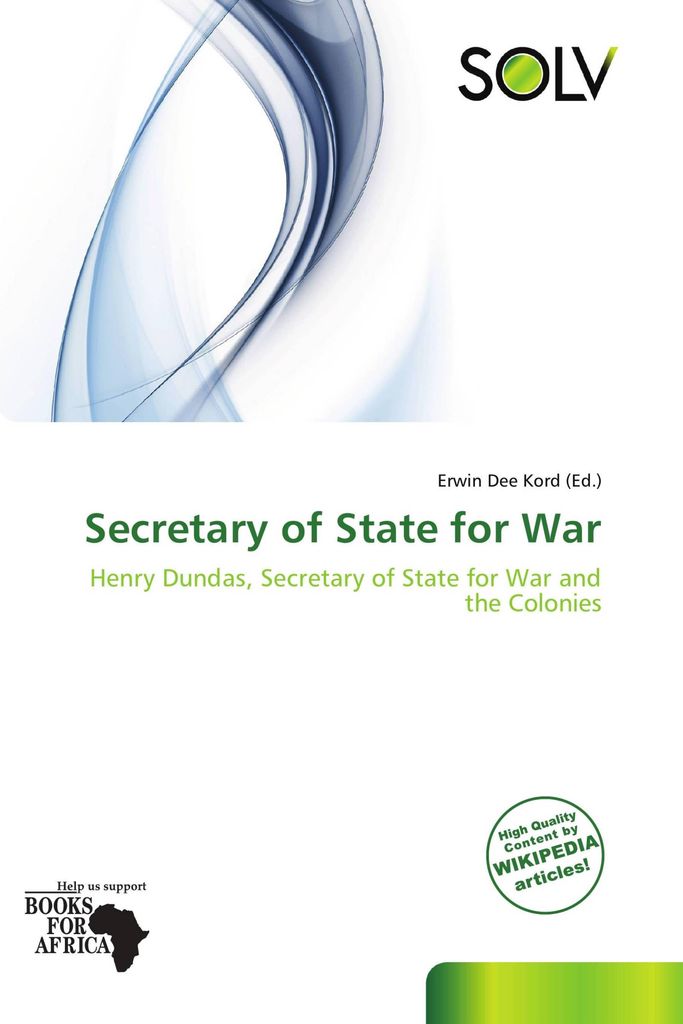 Secretary of State for War