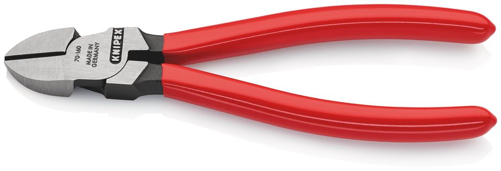 70 01 160 EAN Seitenschneider mit Kunststoff überzogen schwarz atramentiert 160 mm