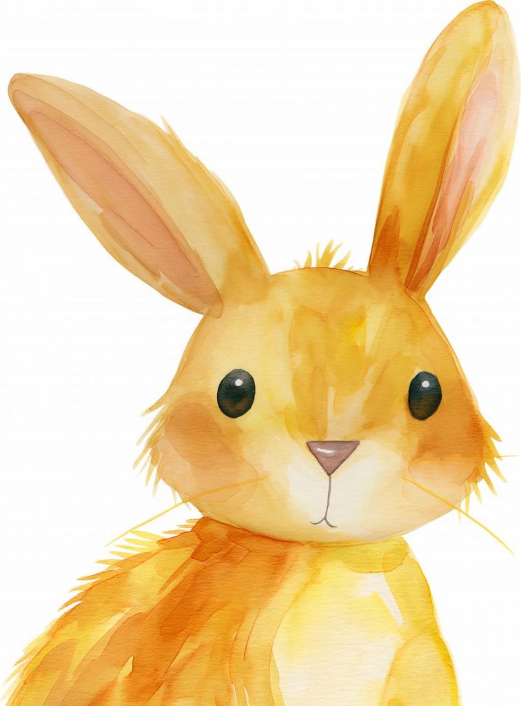 Plakat 75x100cm Süßer Hase