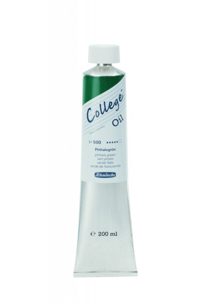 Schmincke 200ml College Öl Phthalogrün ölfarbe 31 500 015