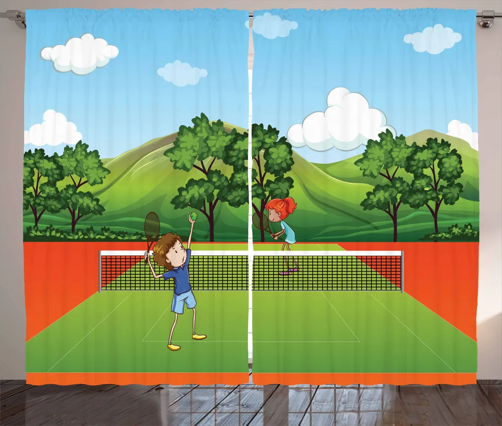 Tenda Tennis Abakuhaus 280x175 Multicolore | Lavabile e Resistente