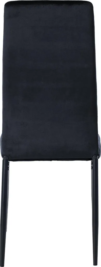 Sedia da Pranzo Premium: Metallo Nero e Seduta Morbida Soft-Touch - 5