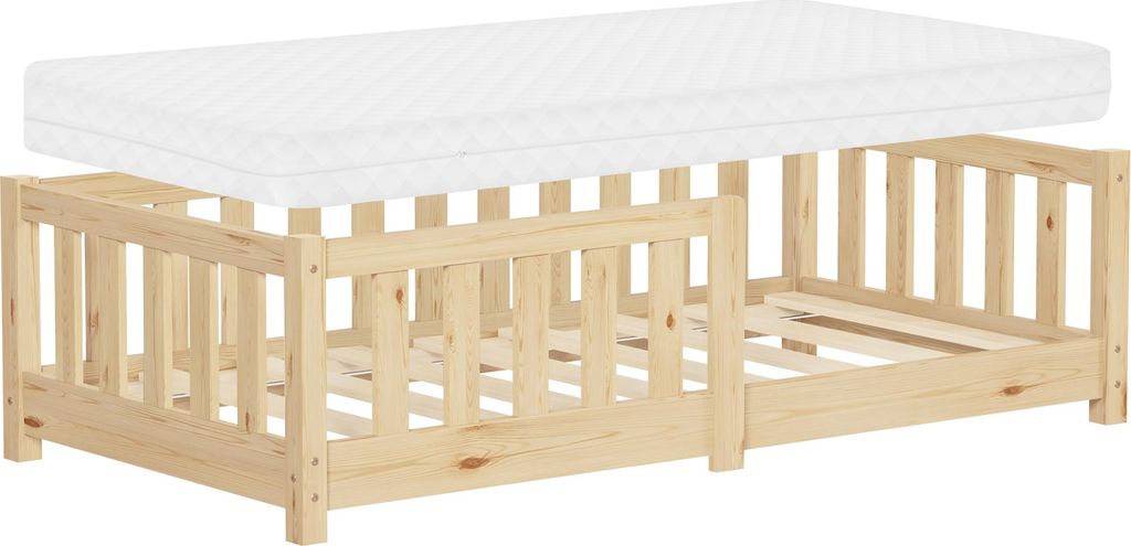 ML-Design łóżko dziecięce 70x140 cm naturalne łóżko Zdjęcie produktu 
