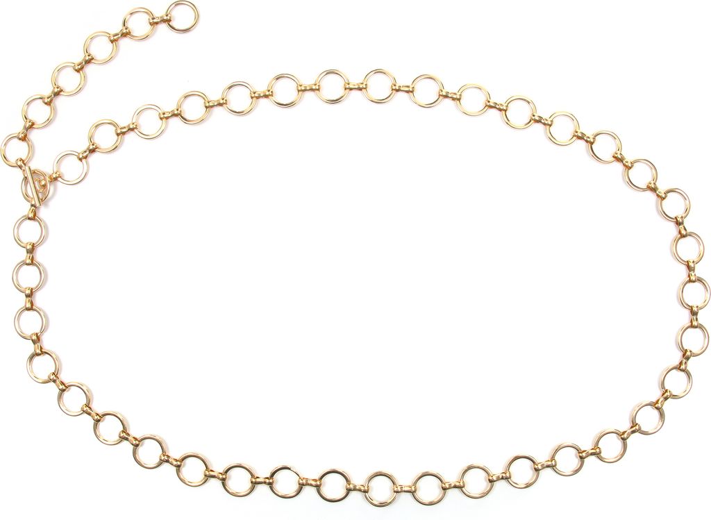 Kettengürtel Keola schlicht, mit kleinen runden Ringen von collezione alessandro