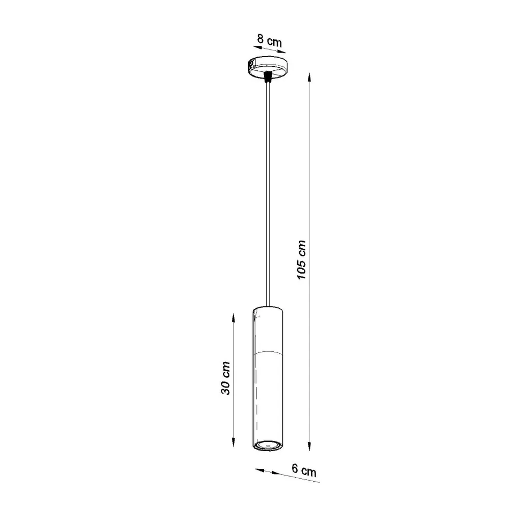 Lampada a Sospensione Legno e Acciaio BLOKO 1 GU10 | Design LUMILO - 4