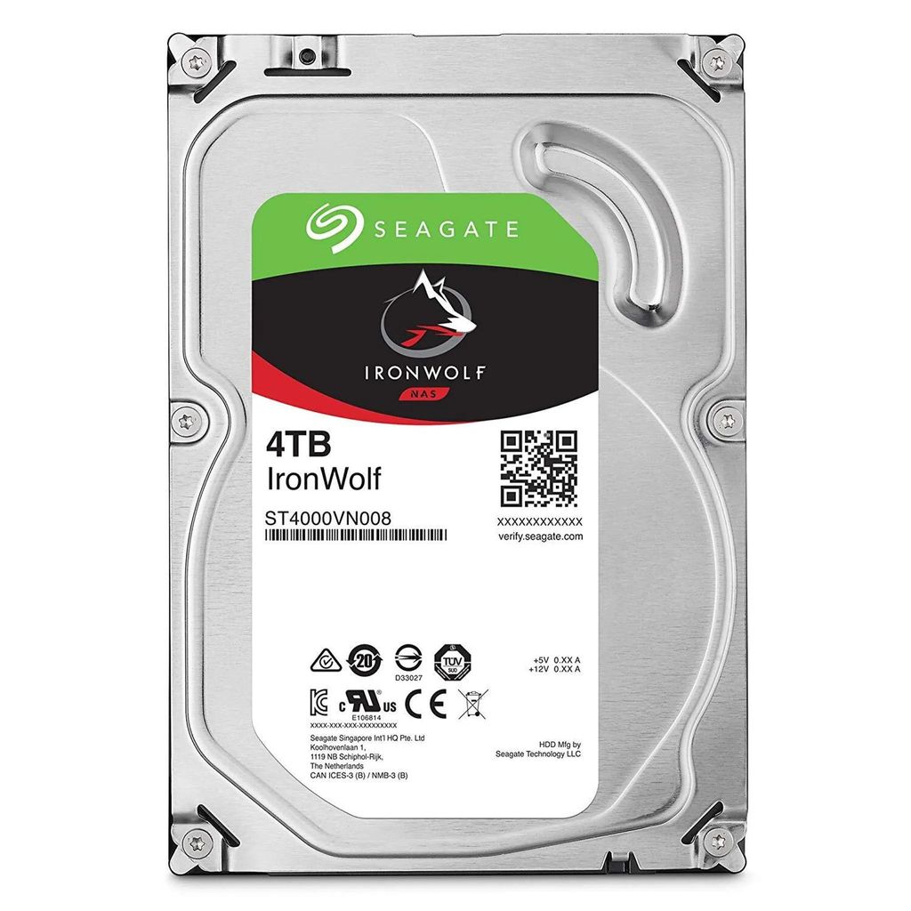 Seagate IronWolf 4TB Festplatte 3,5' 64 MB Cache 5900RPM SATA III ST4000VN008