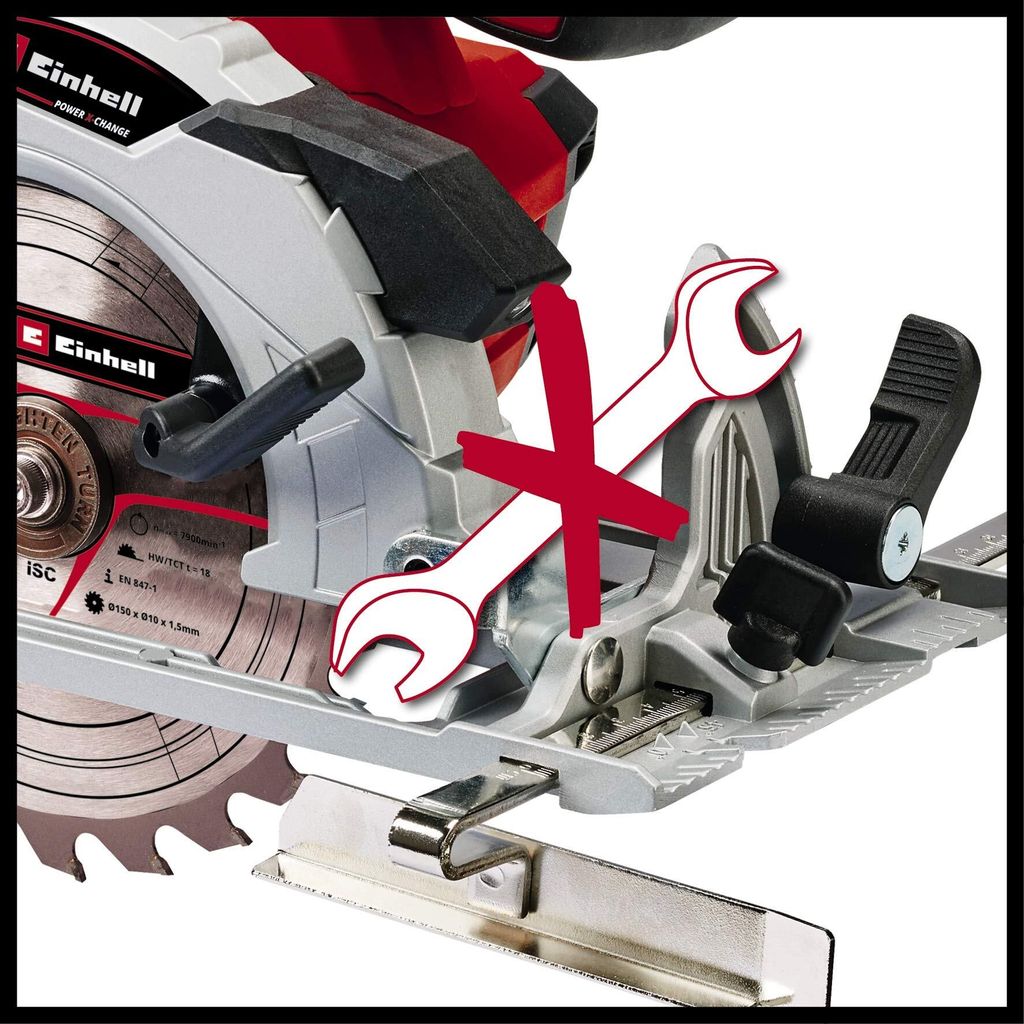 Einhell TE-CS 18/150 Li - Solo 15 cm czarny, czerwony 4200 Zdjęcie produktu 29