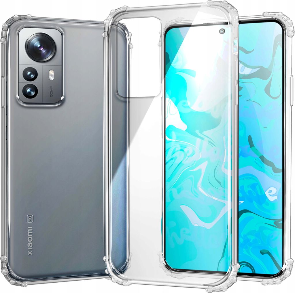 Schutzhülle Klar für XIAOMI 12 PRO 5G hülle hüllen Transparent Slim Cover Clear Case Durchsichtig Bumper