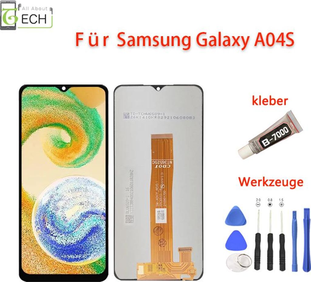 Für Samsung Galaxy A04S A047F 2022 LCD Display Touch Screen Bildschirm