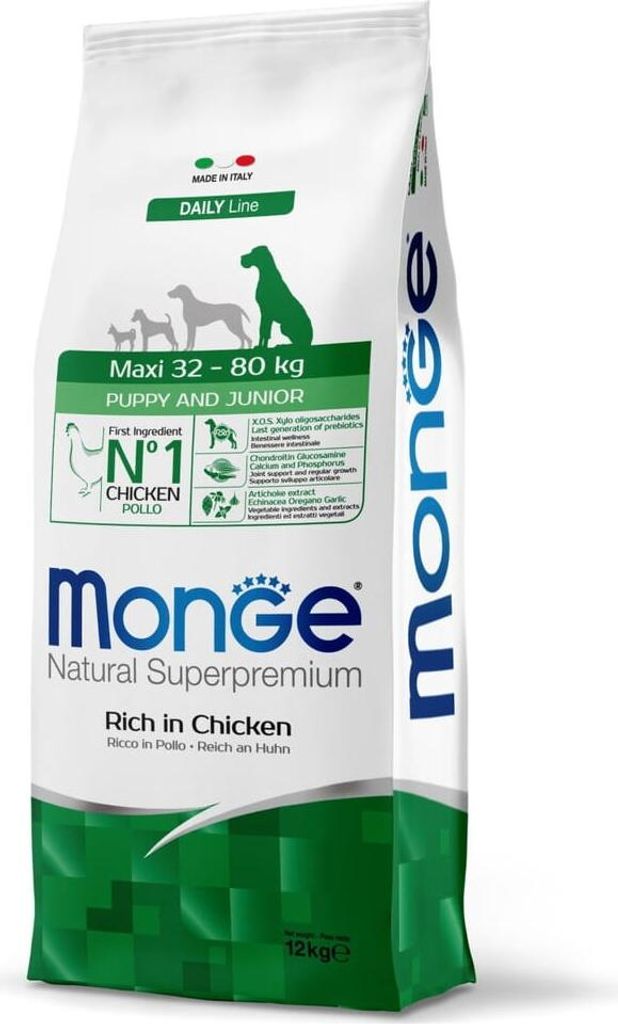 Monge Maxi Welpen & Junghunde 12 kg Produktbild 
