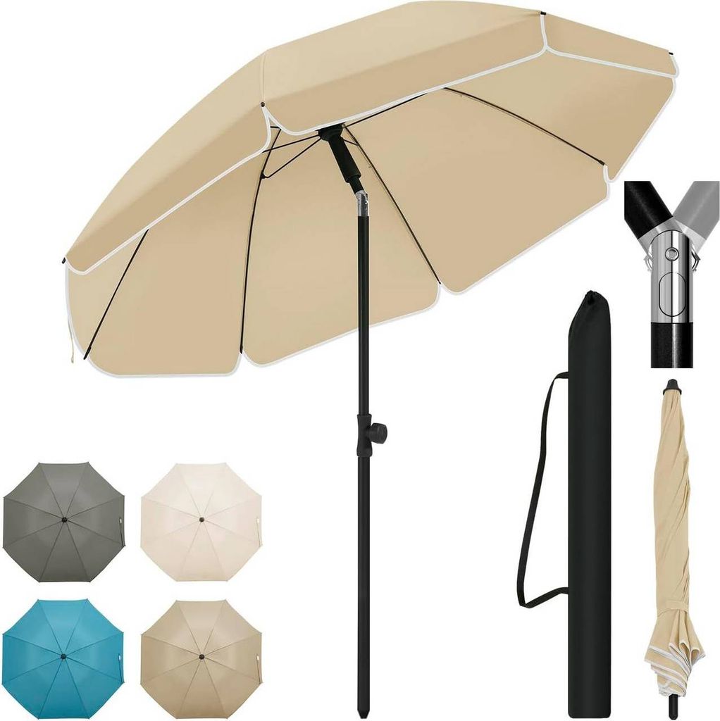 WOLTU Sonnenschirm Strandschirm UV-beständig, Produktbild 