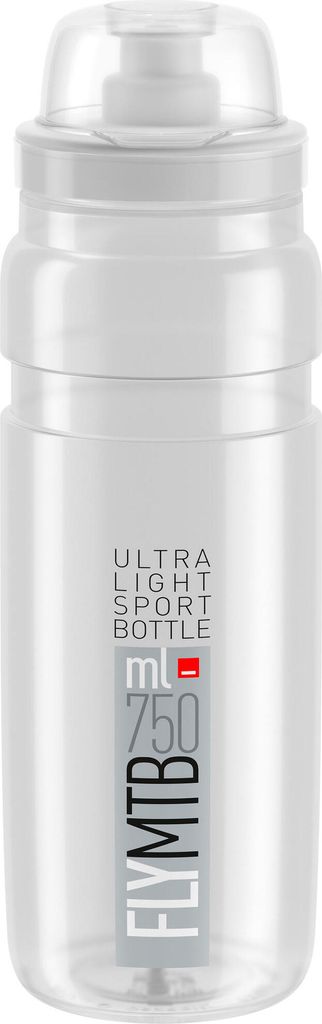 Elite Trinkfl. Fly Mtb 750 Ml Klar/Grau transparent,grau Produktbild 