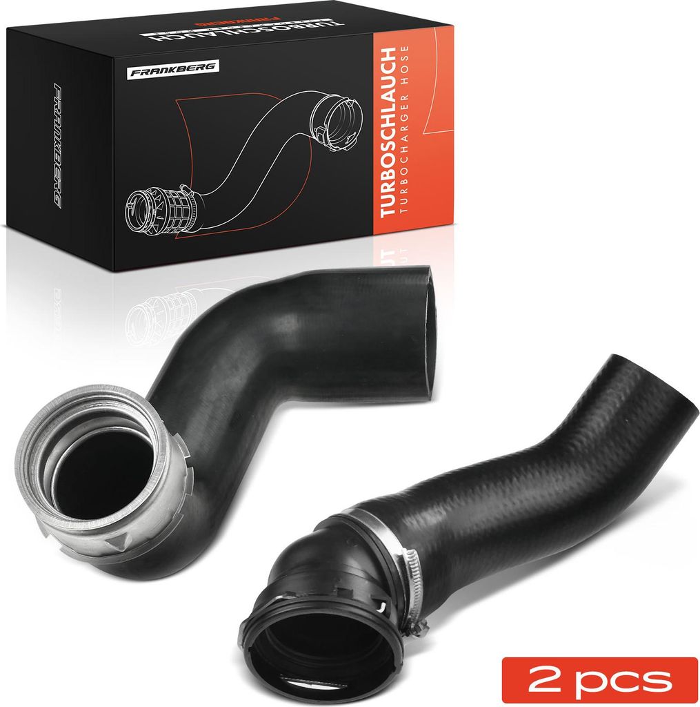 Frankberg 2x Ladeluftschlauch Turboschlauch für BMW X3 E83 F25 2010-2014