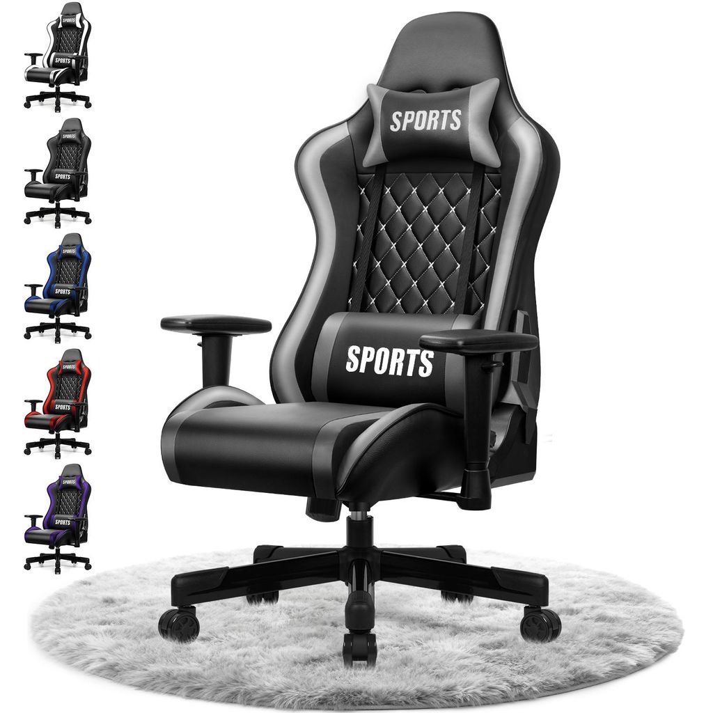 Hiazurm Gaming Stuhl, Ergonnomischer Gaming Sessel, Produktbild 