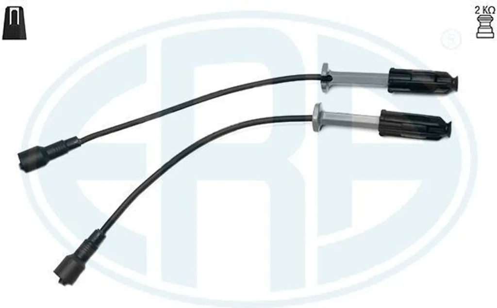 ERA 883037 Set cavi di accensione Set cavi di accensione adatto per MERCEDES-BENZ Classe C Berlina (W202) SLK (R170) Classe M (W163) Classe E Berlina (W210) CLK