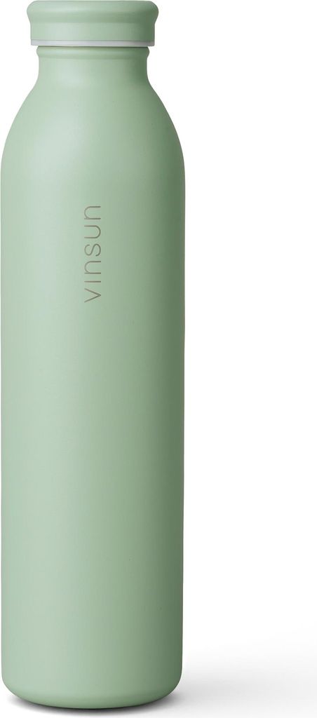 Trinkflasche Edelstahl 600ml Thermoflasche isoliert Sport Produktbild 