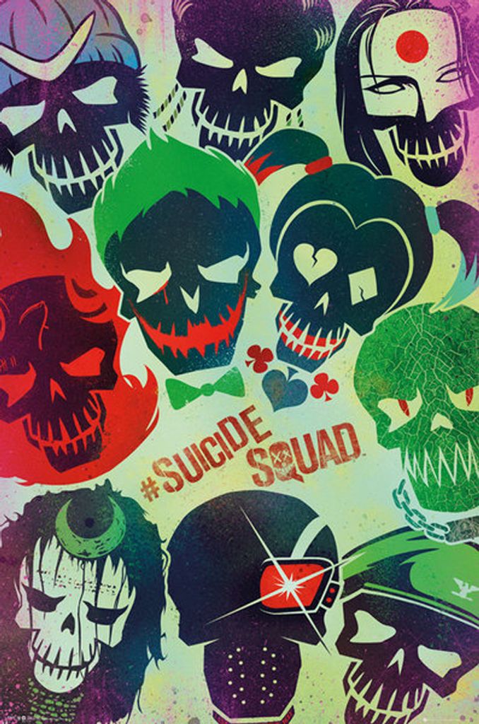 DC Comic - Poster - Suicide Squad - Faces