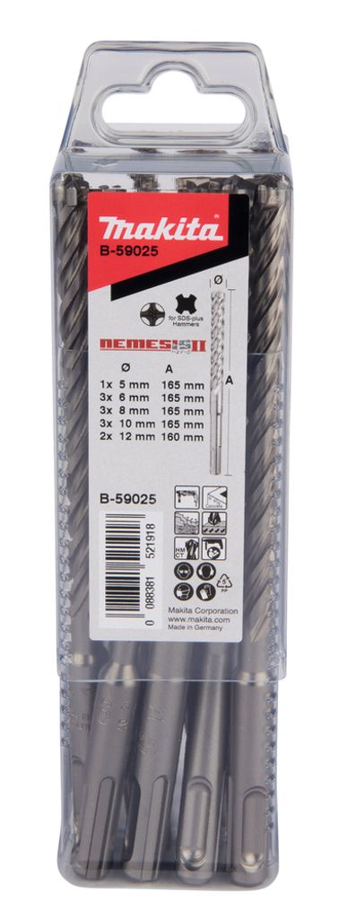 NEMESIS 2 SDS+ Hammerbohrer-Satz B-59025
