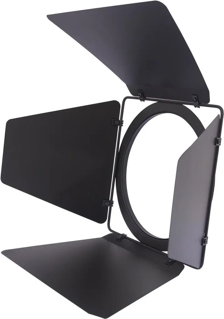 Eurolite 42102050 Coupe-flux Métallique 4 Volets pour PAR-64 Noir Mat