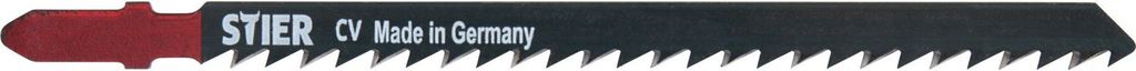 STIER Stichsägeblatt, ST3104-L, 20 Stück, Schnittlänge 110 mm, Zahnteilung 4 mm, perfekt geeignet zum Zuschneiden von Holz, Arbeitsplatten, Verb...