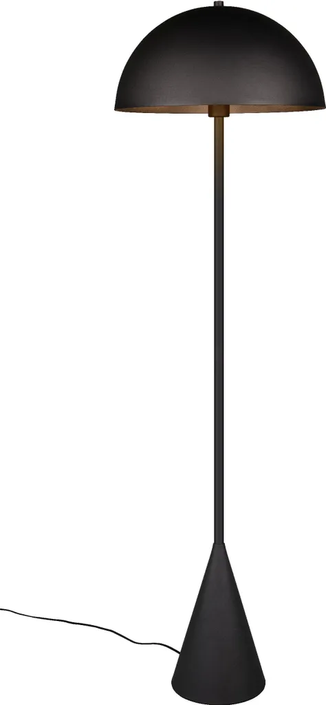 Lampe de salon sur pied 130 cm ALFIE Trio noir mat pour coin lecture