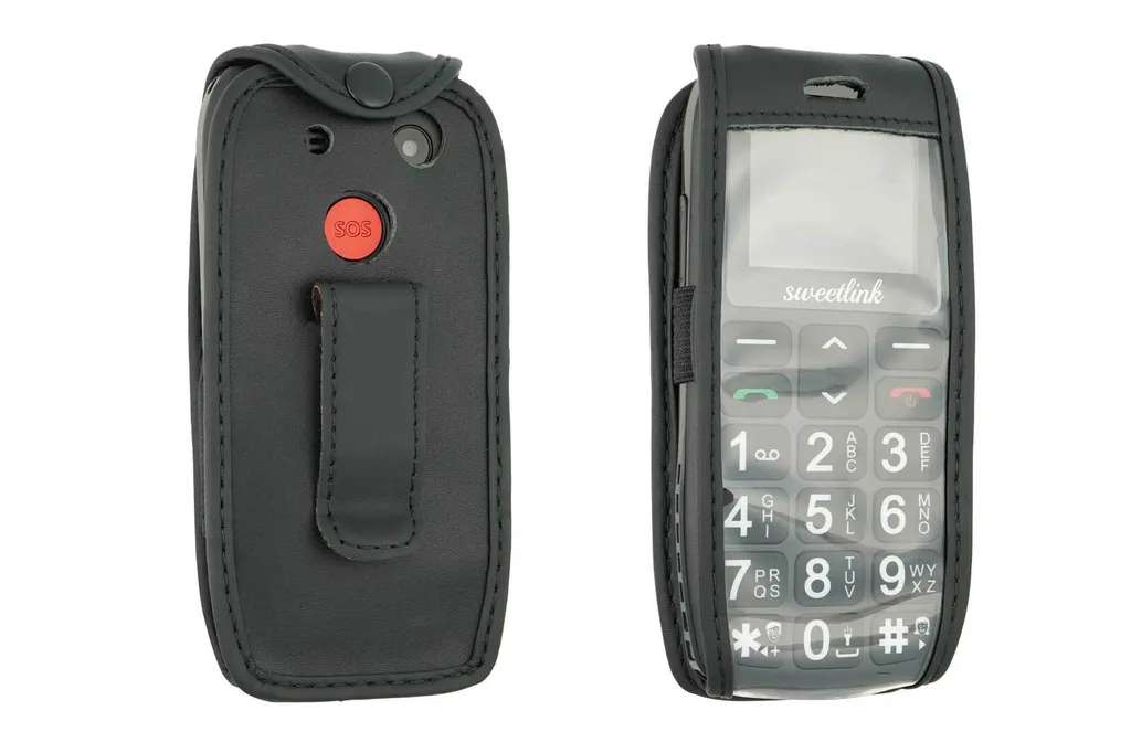 Custodia Elegante per Sweetlink S1PLUS | Pelle con Clip da Cintura