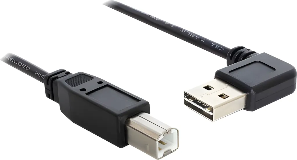 OFFERTA Cavo USB Stampante Delock 82348 Angolato 90 Gradi 1m