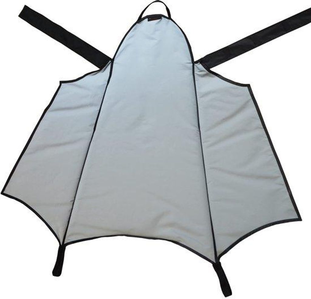 Rennrad-Regencape 2-in-1 (reflektierend mit schwarzen Details, überdimensional)