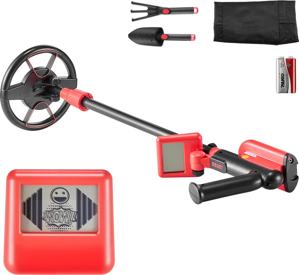 SucceBuy Metalldetektor 152,4 mm mit LCD-Display, Wasserdichte Suchspule IP68, Verstellbarer Suchbereich von 57 bis 85 cm, Präzises Gerät für di...