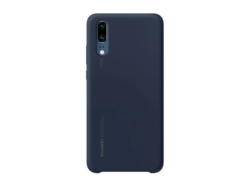 Cover Blu Huawei P20 Originale C-51992363 Protezione Silicone