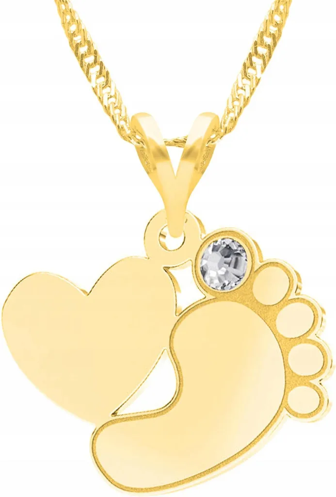 Ciondolo Argento 925 Oro Passo Bambino | Miglior Prezzo Online