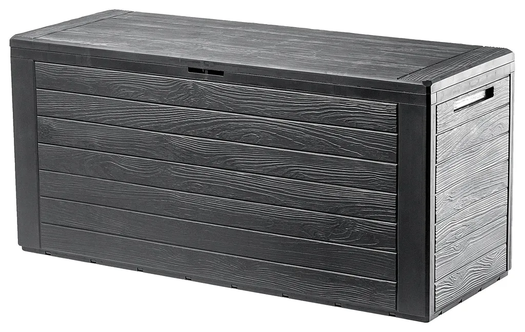 Rangement balcon 280L idéal pour coussins et accessoires de jardinage