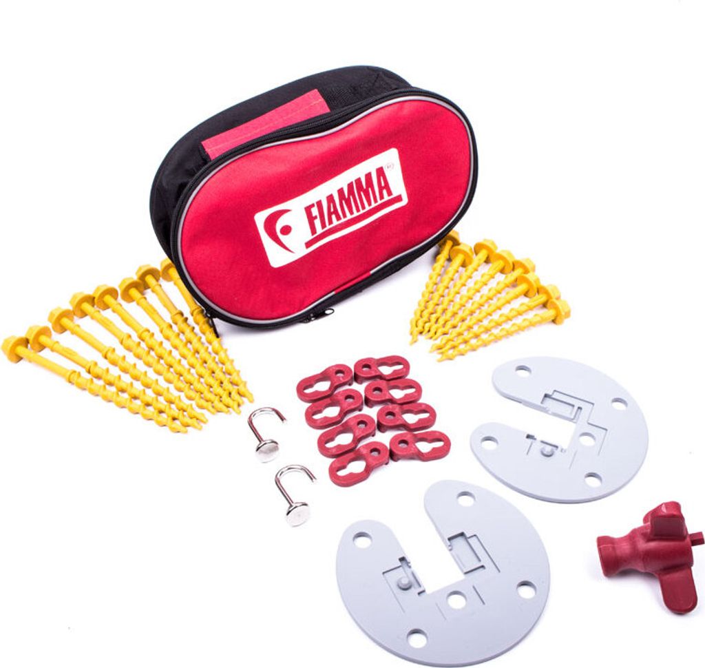 Fiamma Erdnagelsystem Kit Awning Pegs 27 tlg für Wohnwagen & Wohnmobil