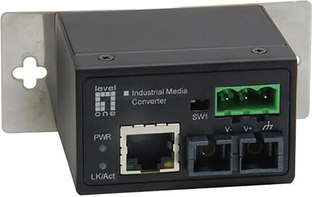 Convertisseur de média fibre pour extension réseau LAN 2km LevelOne