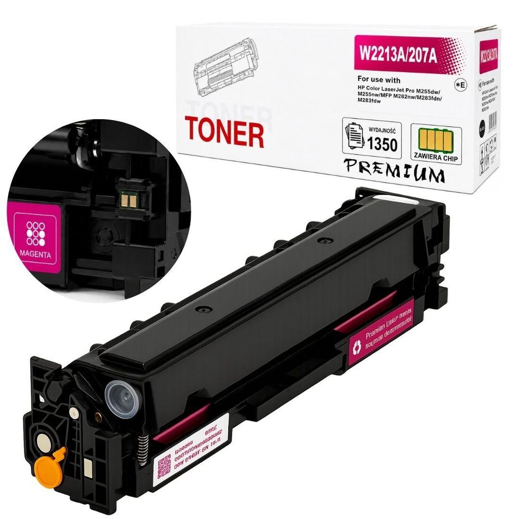 Ersatztoner für HP 207A W2213A M mit Chip M255dw M283fdn M282nw M283cdw