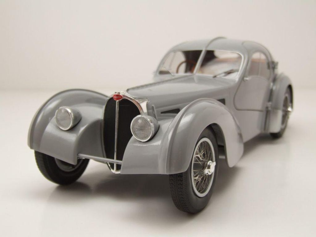 Bugatti Type 57 SC Atlantic 1937 grau Modellauto 1:18 Solido