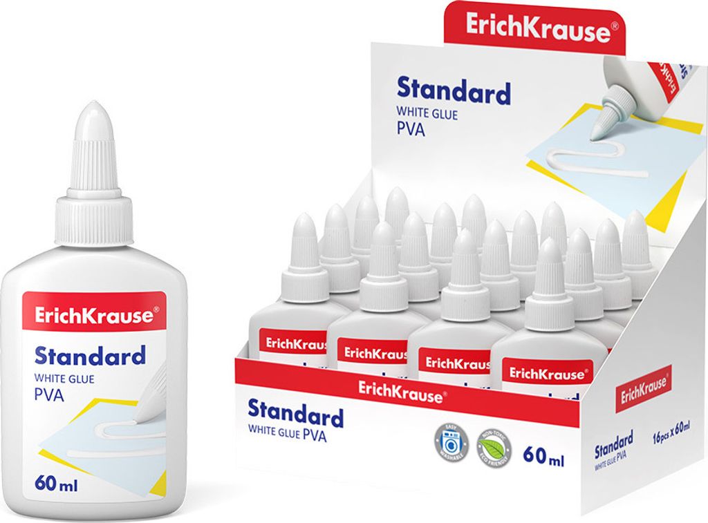 PVA Kleber weiß mit Applikator 60ml wasserlöslich 1 Stück