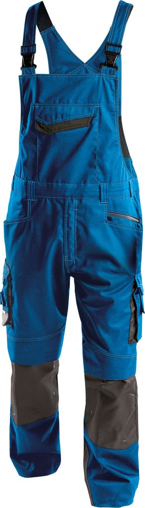 DASSY Voltic Arbeitslatzhose mit Kniepolstertaschen AZURBLAU/ANTHRAZITGRAU Gr.53 Länge: PLUS