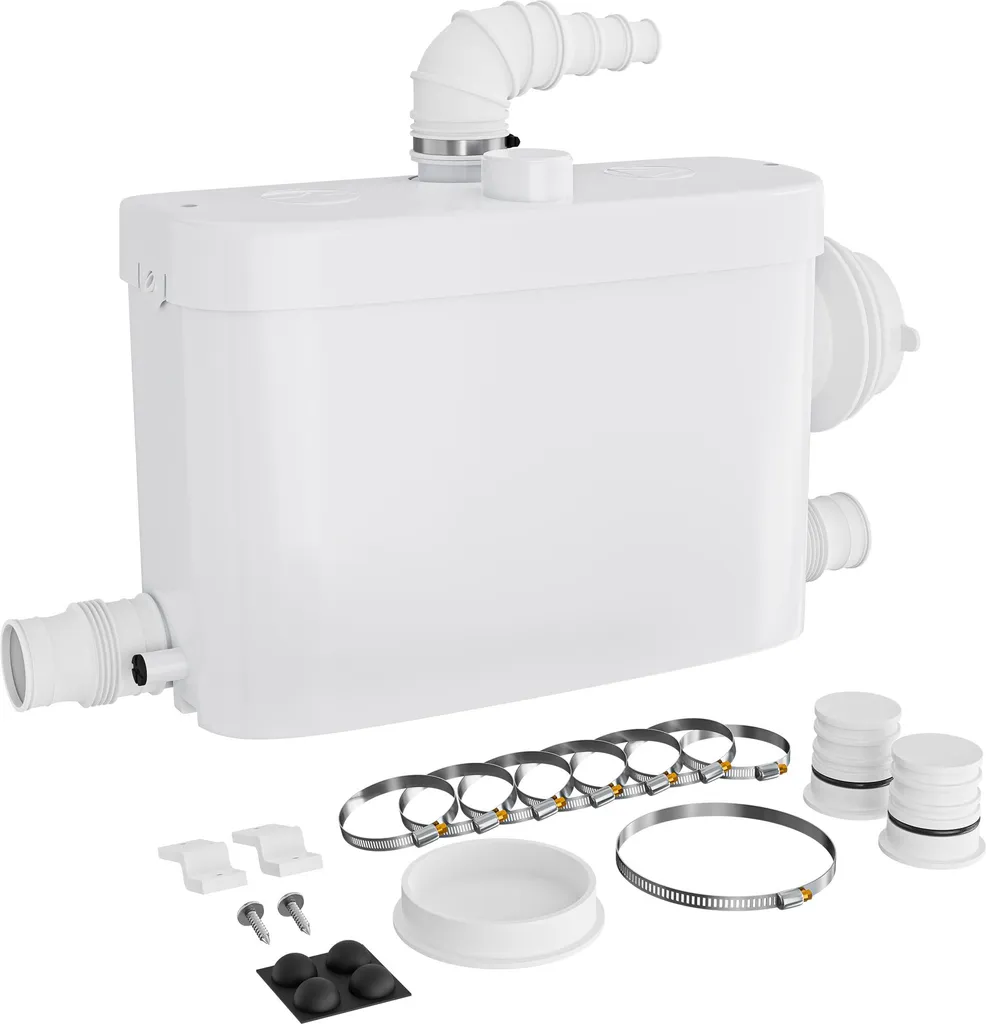 Pompe de Relevage Anti-Bouchage WC - Station 450W pour Evacuation Difficile