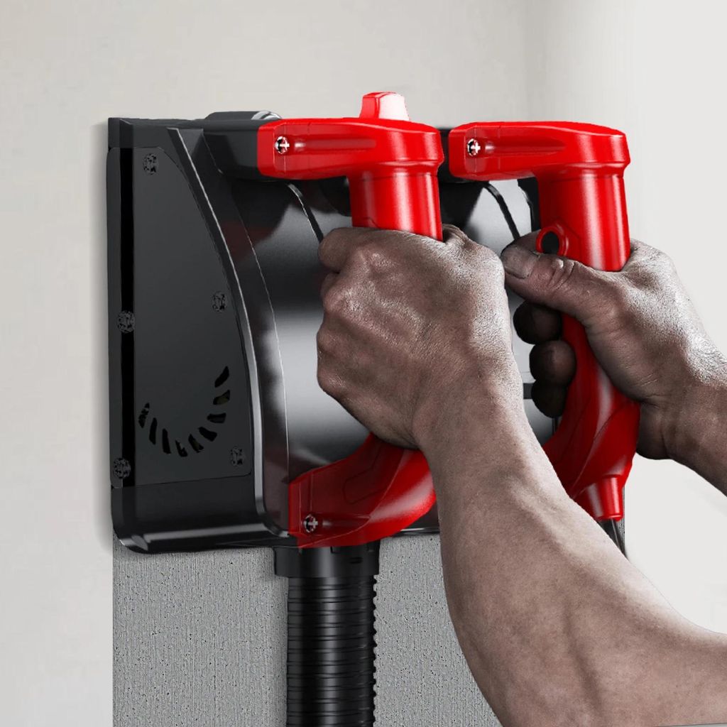 Elektrischer Betonschleifer & Wandhobel, 1200 W 220 V, 3000 U/min, für Renovierung/Reinigung, Rot