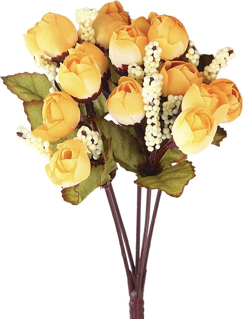 Kš¹nstliche Mini-Rosenknospen, Teeknospen-Imitationen, Perlenknospen fš¹r die Wohnzimmerdekoration
