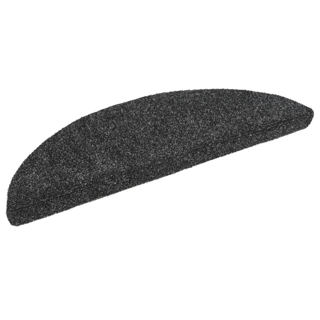 vidaXL Tappetini per gradini Autoadesivi 5 pezzi 56x17x3 cm Immagine del prodotto 