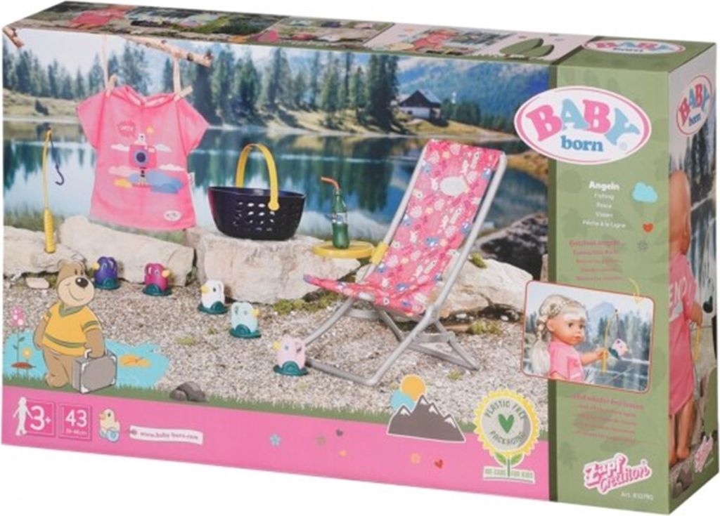 Zapf Creation 832790 - BABY nato Weekend Fishing 43cm Immagine del prodotto 