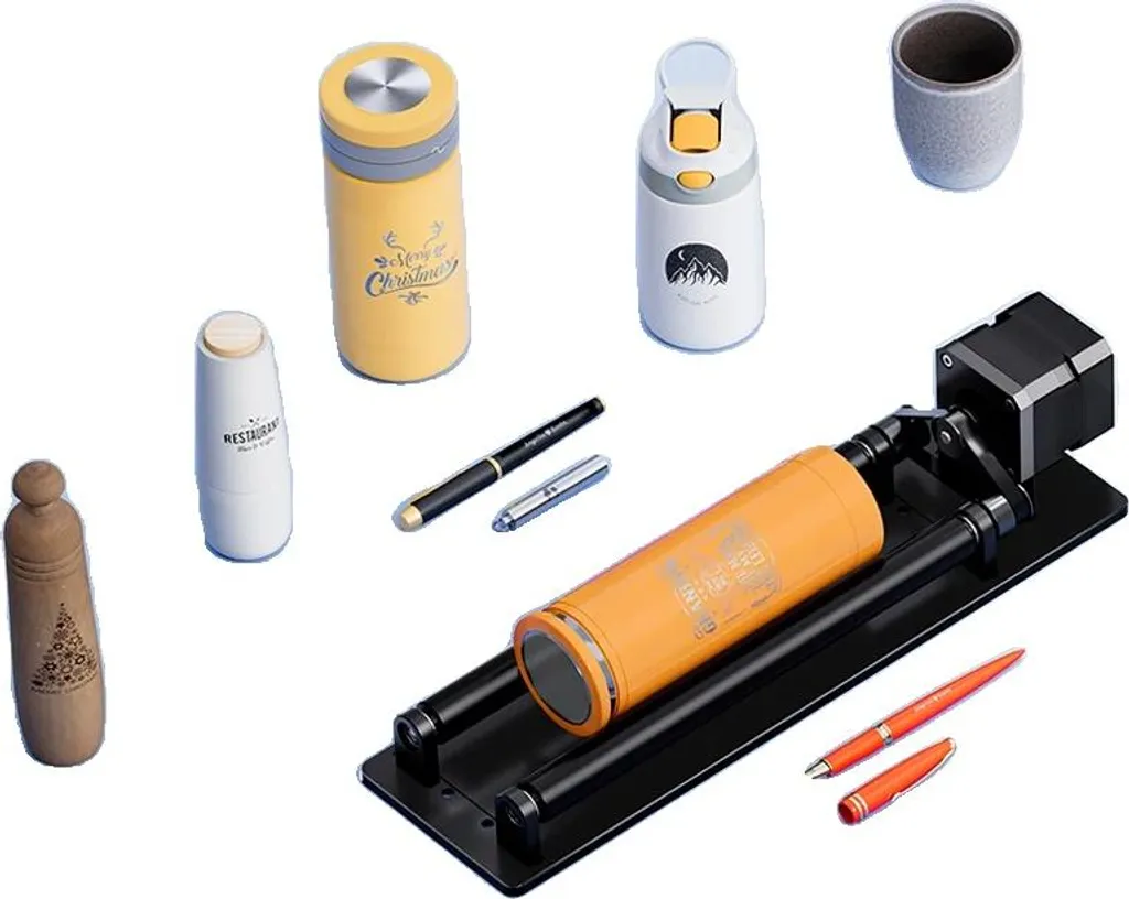 Axe Rotatif ARR 1.0 pour Graver Bouteilles, Verres et Objets Cylindriques