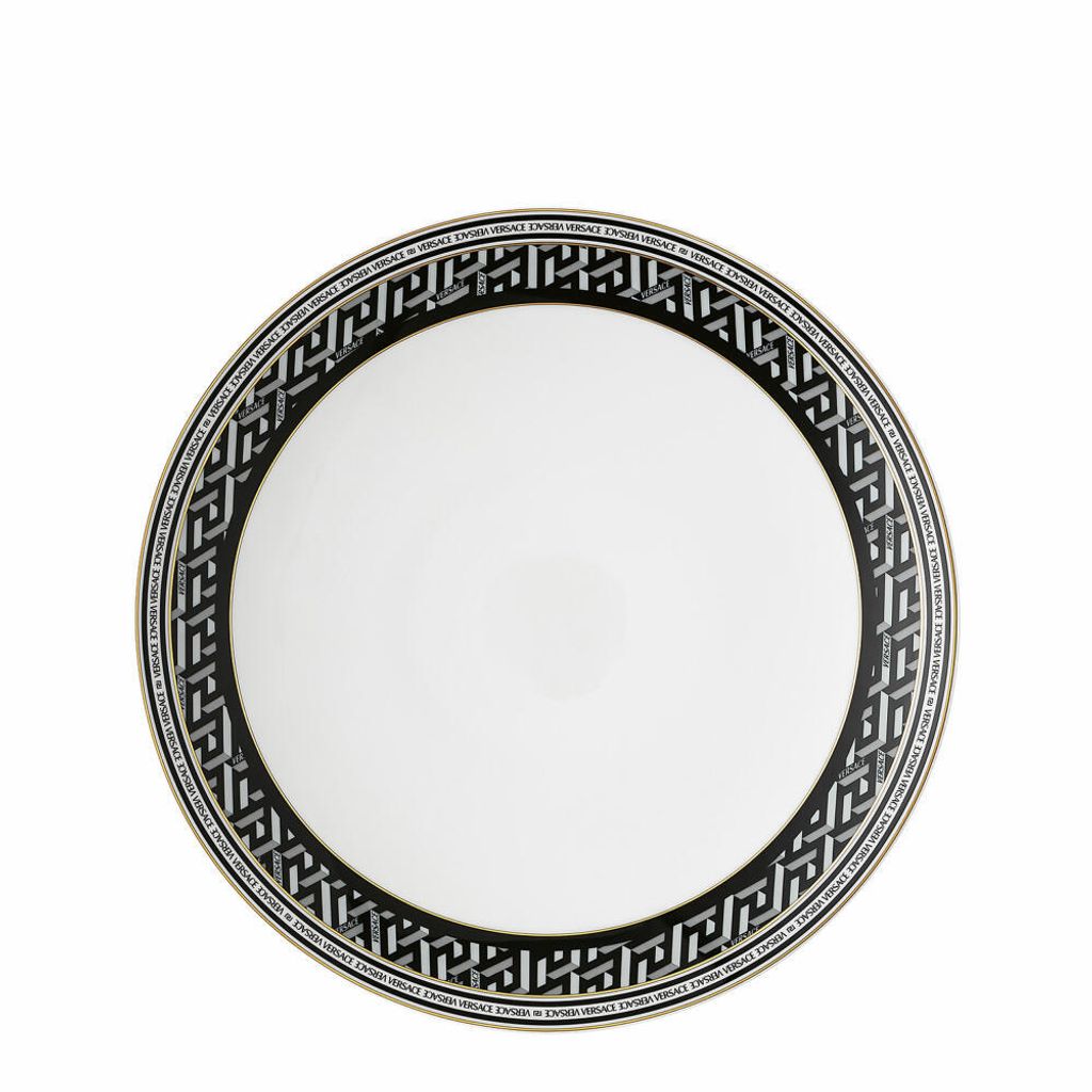 Rosenthal Versace La Greca Signatur Schwarz Gourmetteller 28 cm