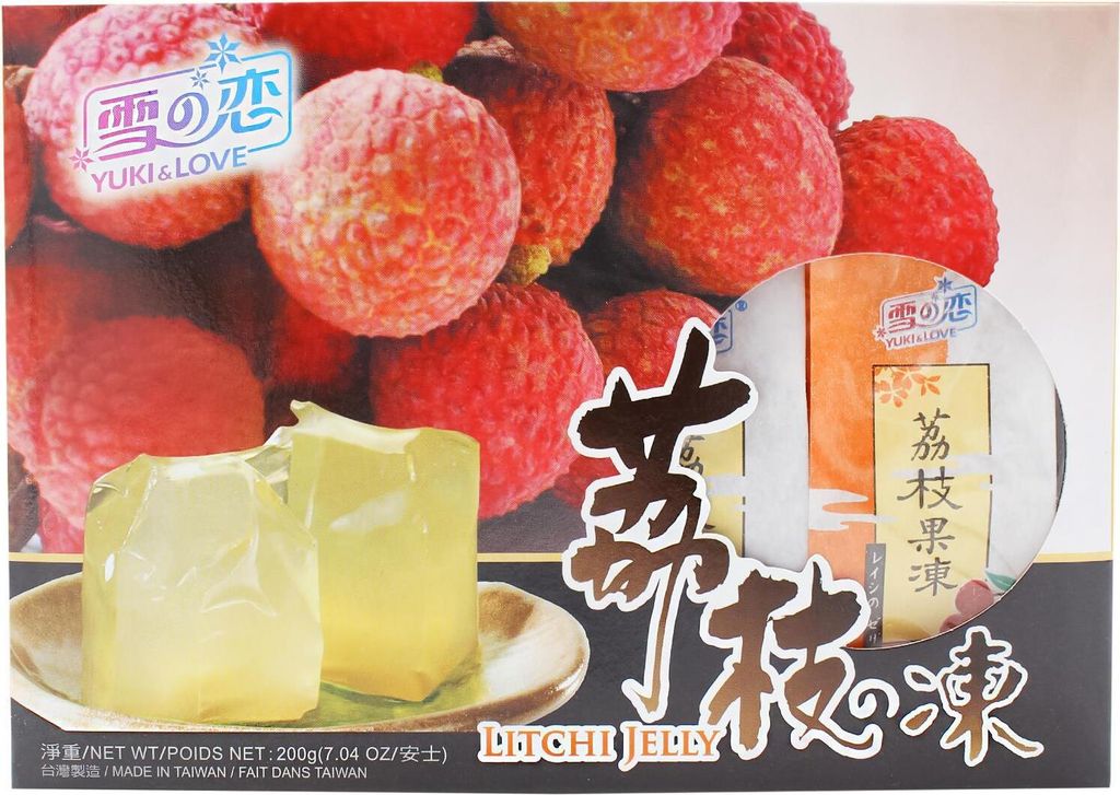 Yuki & Love Litchi Jelly 200g Produktbild 