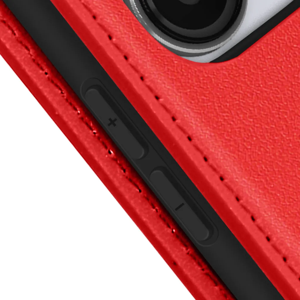 Cover Samsung A03s Rosso in Ecopelle Classic - Protezione Elegante - 4